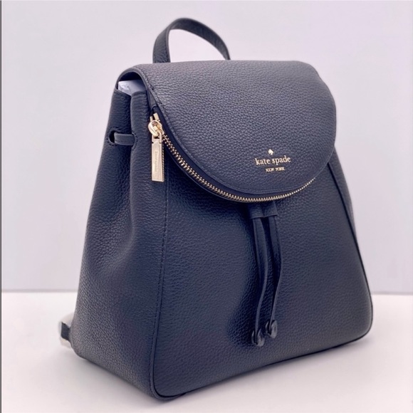 Kate Spade Leila Medium Backpack Black - Picture 2 of 13